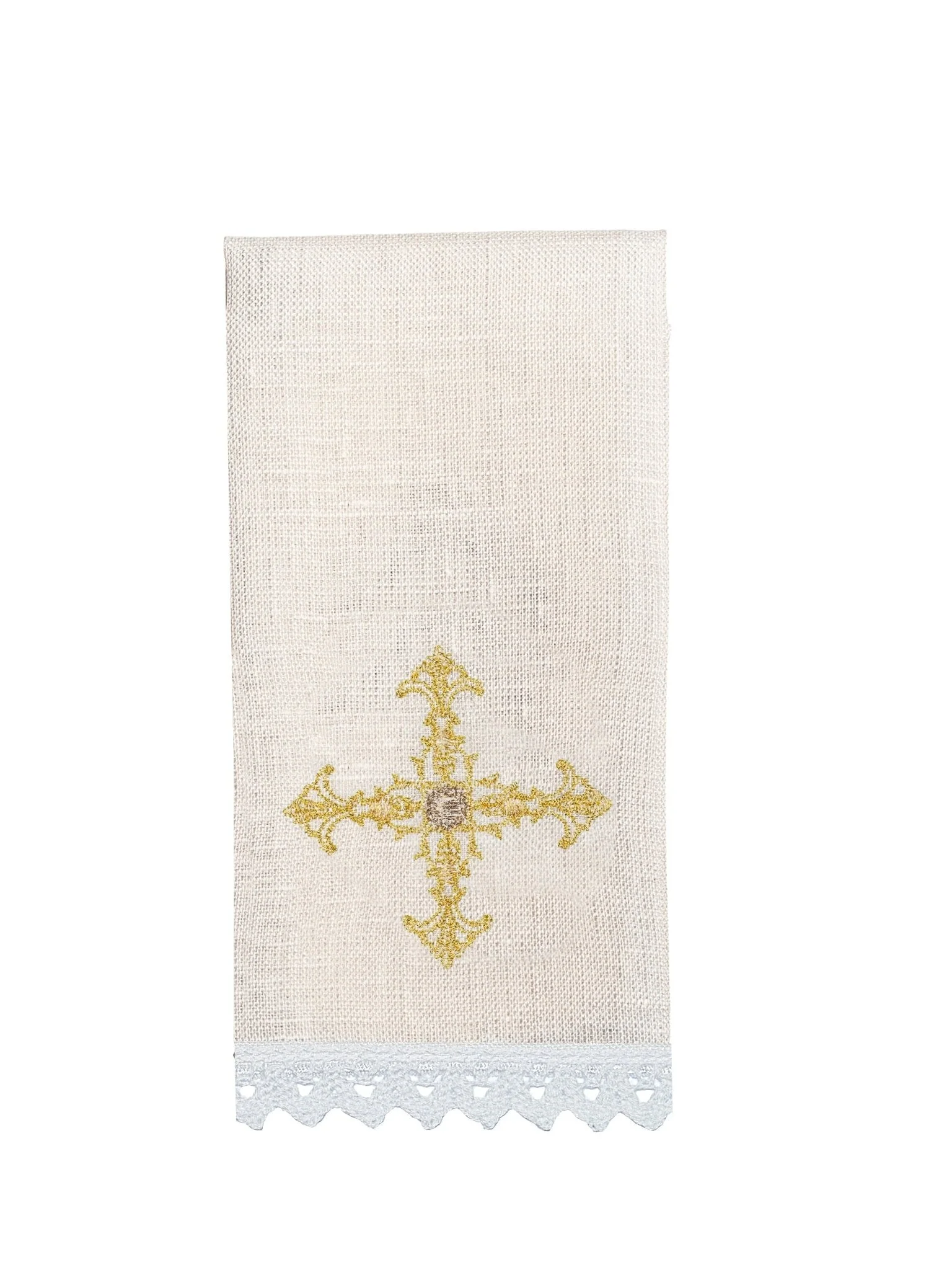 Chalice Linen Set with Metal Cross - Image 4