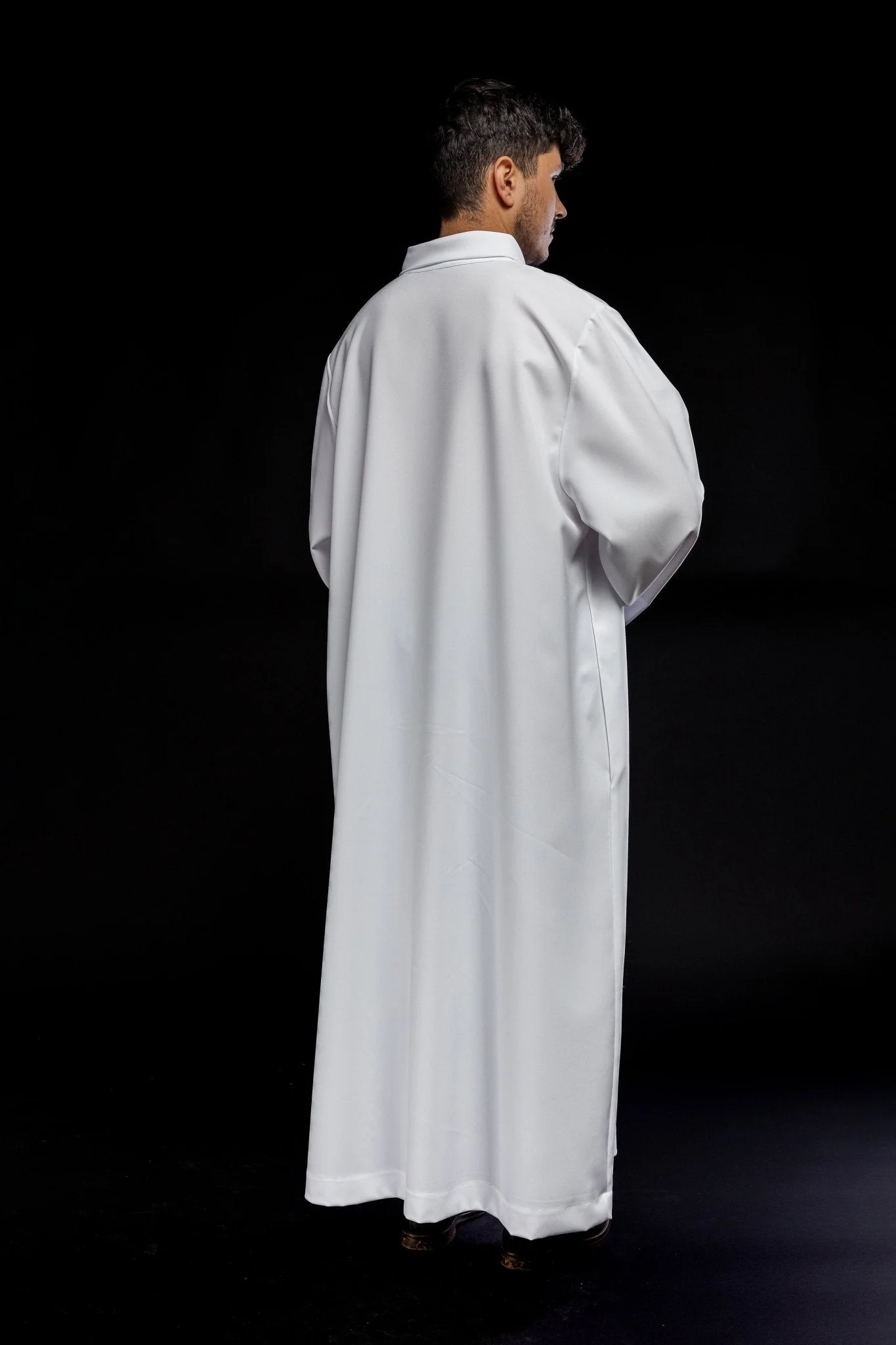 Simple plain alb white colored - Image 6